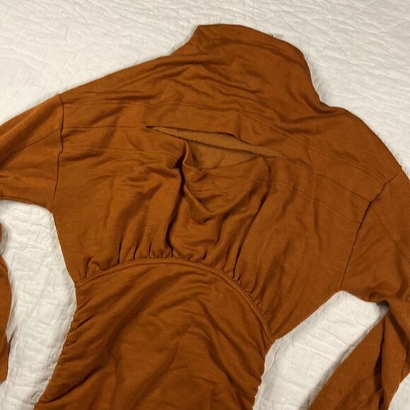 Daily Practice by Anthropologie Ruched Cozy Dress size Medium - Picture 8 of 16